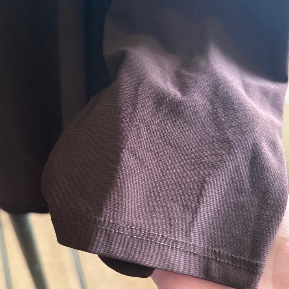 Chic Long Sleeve Brown Top - Picture 3 of 3